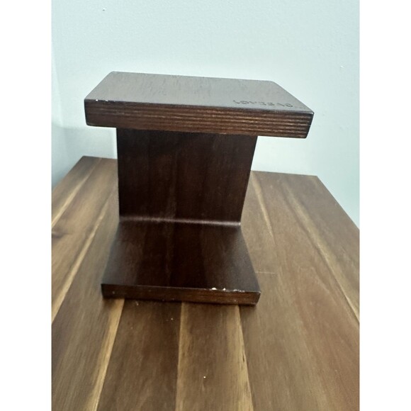 Lovesac Sactionals Drink Coaster Drink Holder Dark Walnut *Flaws - Picture 12 of 12